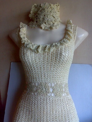 Patterns for Wedding Dresses and Gowns - Discount Fabric for: Crochet ...