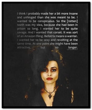Love Helena Bonham Carter image with quote