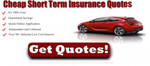 Short Term Car Insurance Quotes – Protect Yourself With Short Term ...