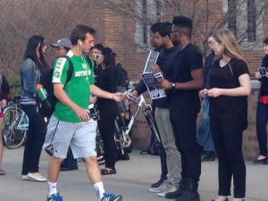 Coulter visit splits Notre Dame student body