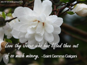 Saint Gemma Galgani ( 1878- 1903)