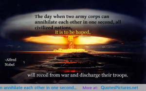 The day when two army corps can annihilate each other in one second…
