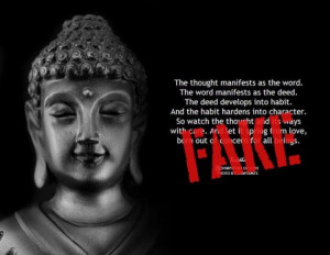 We love this blog of fake Buddha quotes.