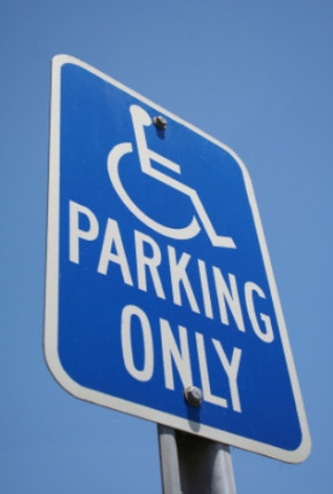 ... -bodied driver uses a disabled parking space without getting caught