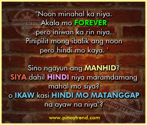 Tagalog Moving On Quotes And Pinoy Move Love Sms Boy Banat Picture