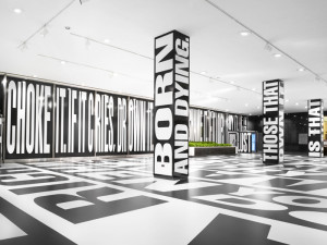 Barbara Kruger’s installation at the Lever House on Park Avenue in ...