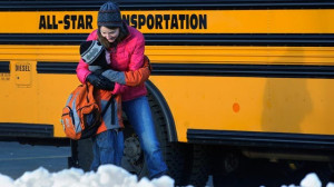 Sandy Hook Parents Shadow Students on Return to School - ABC News