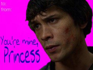 Imagine Bellamy Blake saying this to you with the same intense stare ...