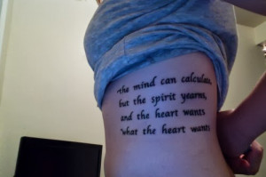 Quote Tattoo On Girl Inner Bicep