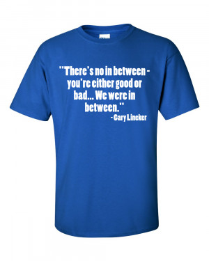 Soccer Quotes For Shirts In-between quote t-shirt