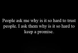 Promises are meant to be kept.
