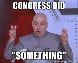 Dr. Evil Air Quotes - Congress did 