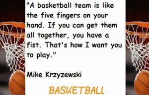 BASKETBALL IS TEAMWORK