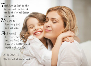 mother and daughter, quote, Kelly Crawford, teaching Daughters ...
