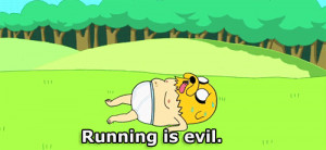 gif Adventure Time funny running evil