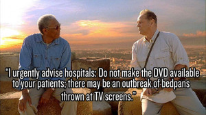 Morgan Freeman and Jack Nicholson play 2 old codgers crossing things ...