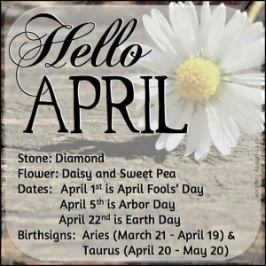 Welcome, April!