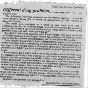 Different Drug Problem...