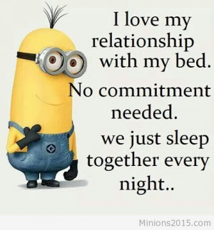 ... relationship quote relationship quote minion relationship saying sleep
