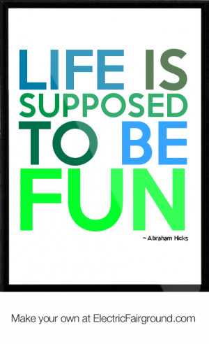 Abraham Hicks Framed Quote