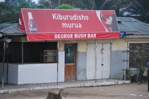 Funny Travel Photo – The George Bush Bar, Dar Es Salaam, Tanzania