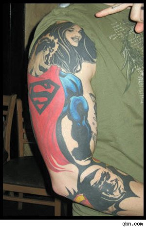 Pin Superman Cape Tattoo
