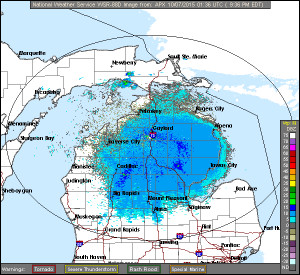 Michigan Doppler Radar Weather