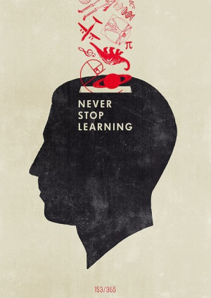 never stop learning