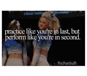 Cheerleading quotes, inspiring, motivational, sayings, practice