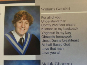 Speaking of good yearbook quotes it took me longer than Id care to ...