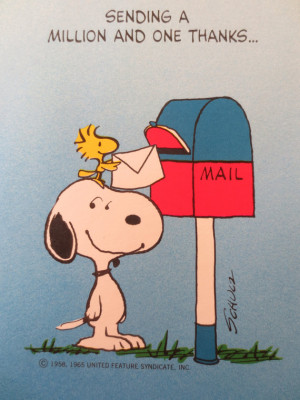 Vintage Snoopy Cards, Peanuts Card, Thank You Cards, Hallmark Cards ...