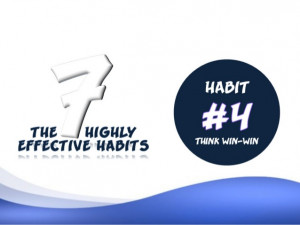 Habit 4 Think Win Win Quotes Habit #4 - think win-win