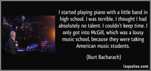 More Burt Bacharach Quotes