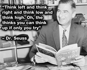 ... Dr. Seuss quotes might be written for kids but I think adults can take