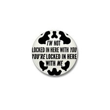 Rorschach Locked In Watchmen Quote Mini Button for