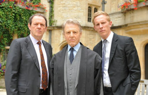 Lewis, Edward Fox as Dr. Yardley, and Laurence Fox as DS James ...