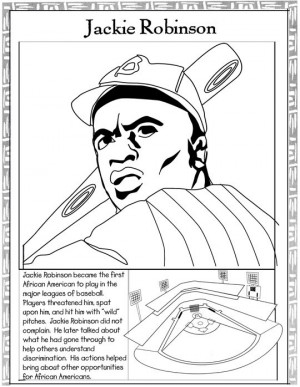 ... | More black history coloring pages harriet tubman jackie robinson