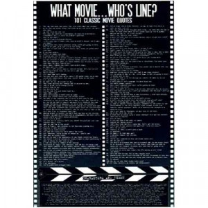 101 Classic Movie Quotes - Poster