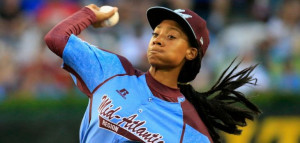 Mo'ne Davis threw a a complete-game shutout on August 15. (Credit: Rob ...