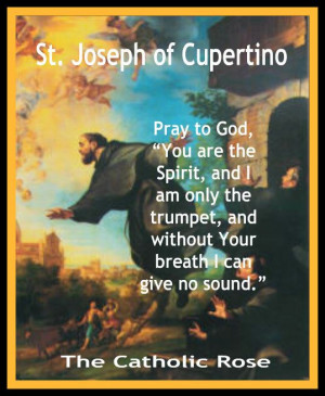 St. Joseph of Cupertino...