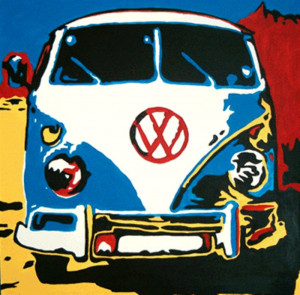 VW Bus Drawing