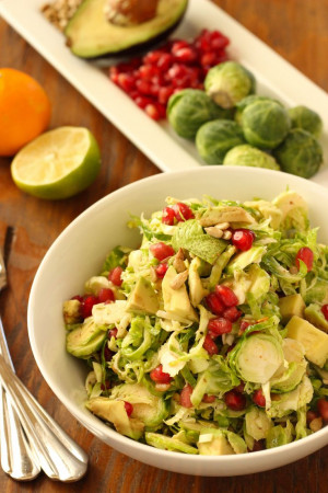 ... Sprout Slaw with Pomegranate and Avocado|Craving Something Healthy