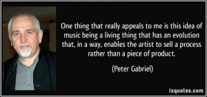 thing that really appeals to me is this idea of music being a living ...