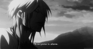 ... is alone. Everyone is empty. - Psycho-Pass Quotes Animal, Shogo Quotes