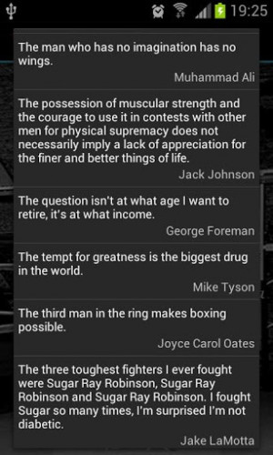 Excellent quotes about boxing!
