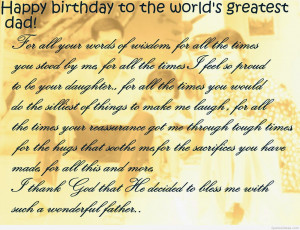 Happy birthday dad quotes sayings