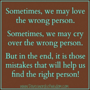 Love the wrong person