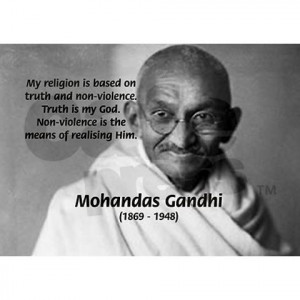 quotes on violence. Gandhi Religion Non-violence