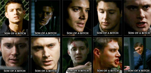 quote supernatural my stuff dean winchester Jensen Ackles spn son of a ...
