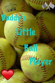 daddys little softball players